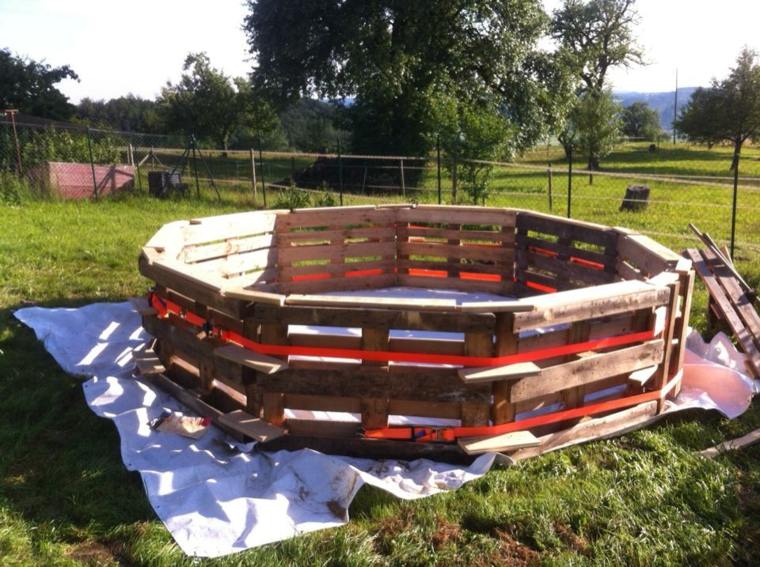 pallet diy ide pool gør dig selv