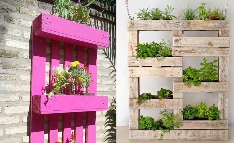 planter rydde idé bakke blomster diy træ fremstilling