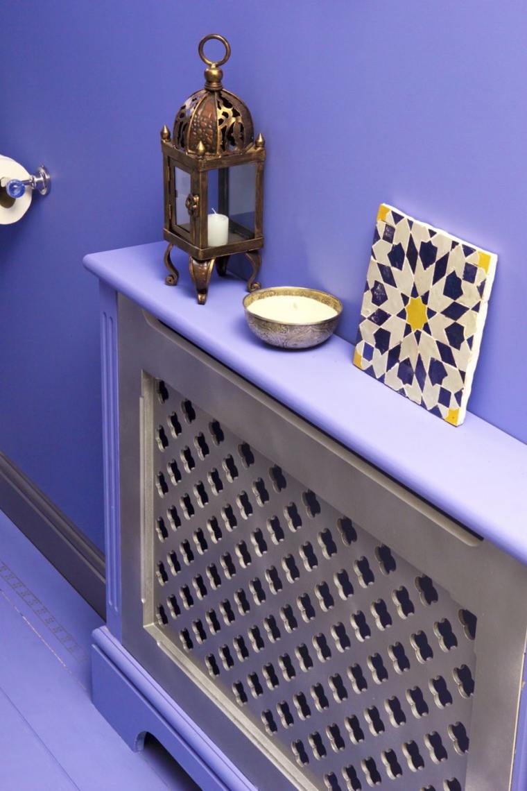 hide a radiator interior design table wall deco idea blue room