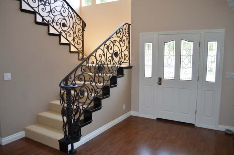 railing stair railing arabesque door entry