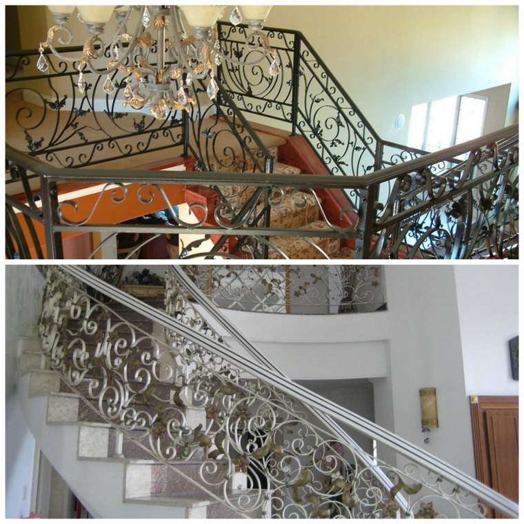 ramp staircase style arabesque railing