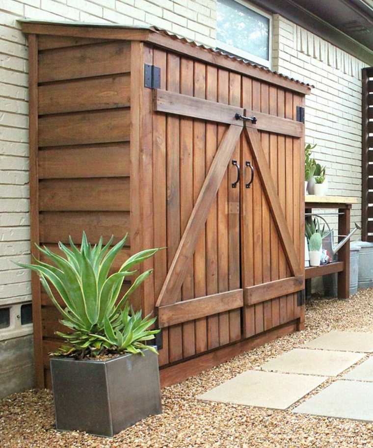 idea outdoor storage original wood garden shed wood garden tools