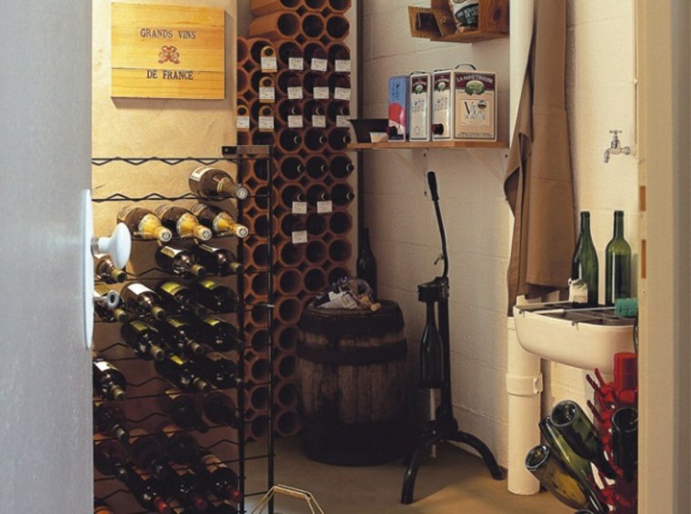 garage wine cellar idea storage bottles garage