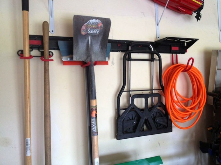 storage wall garage shelves idea range tools garden