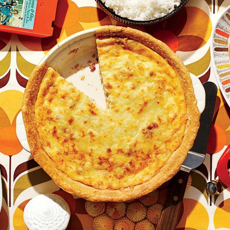 quiche lorraine recipe-flat