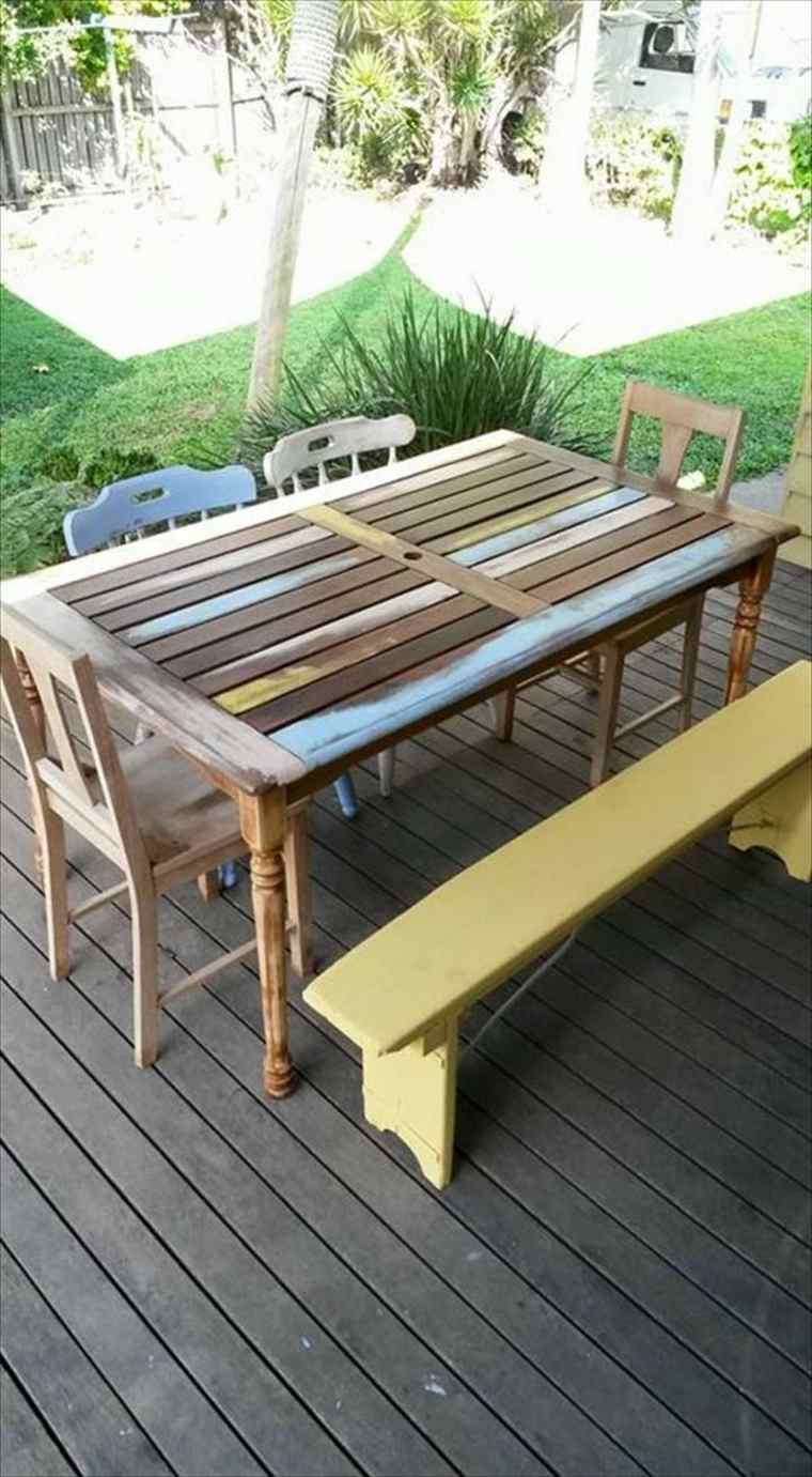 wooden pallet table idea living room garden chair landscaping bench garden