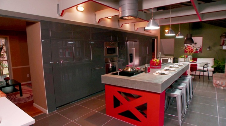 revamp his kitchen modern idea