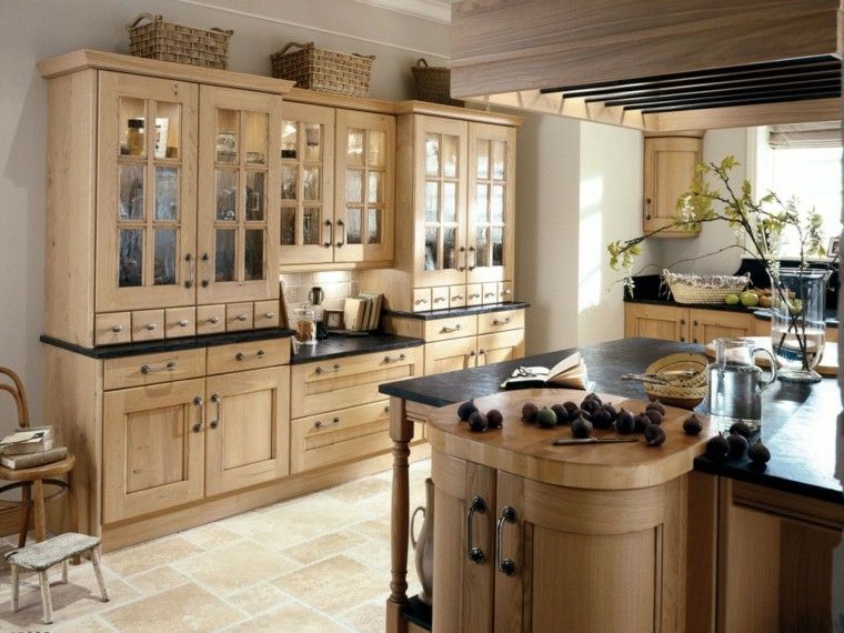 revamp a kitchen rustic wood cupboard design