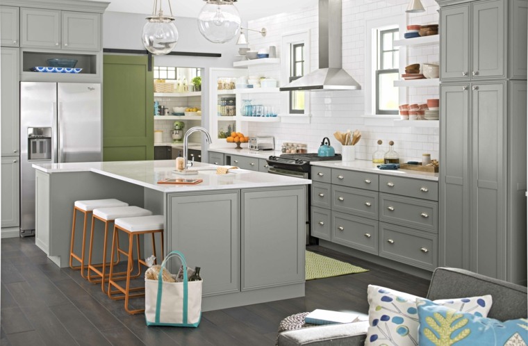 modern gray kitchen renovation