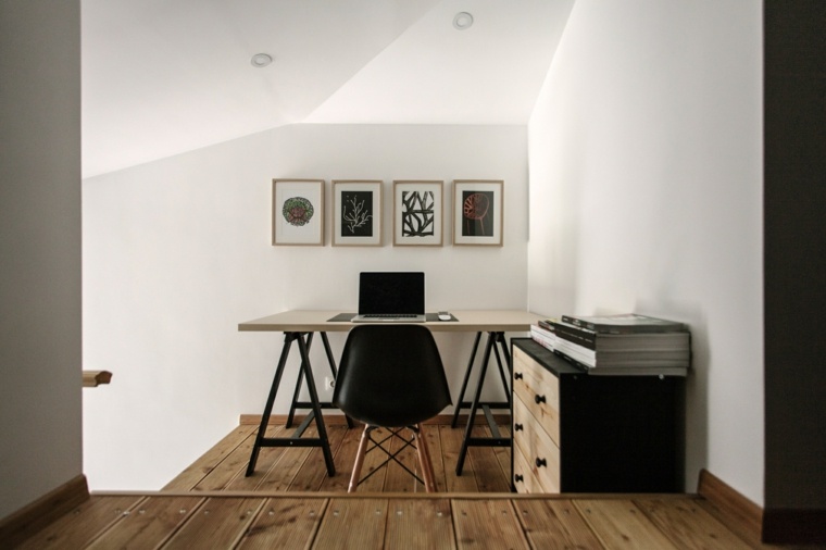 renovate his home office space amenagement attic