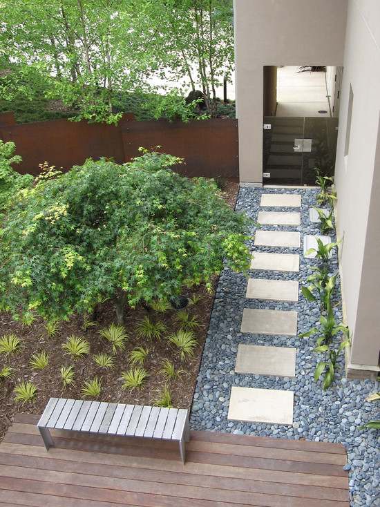 contemporary garden covering