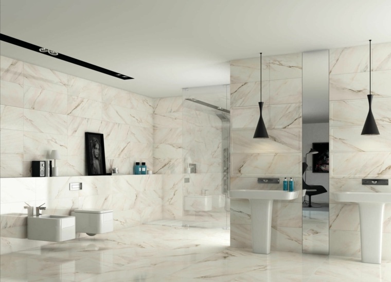 marble tile bathroom modern design