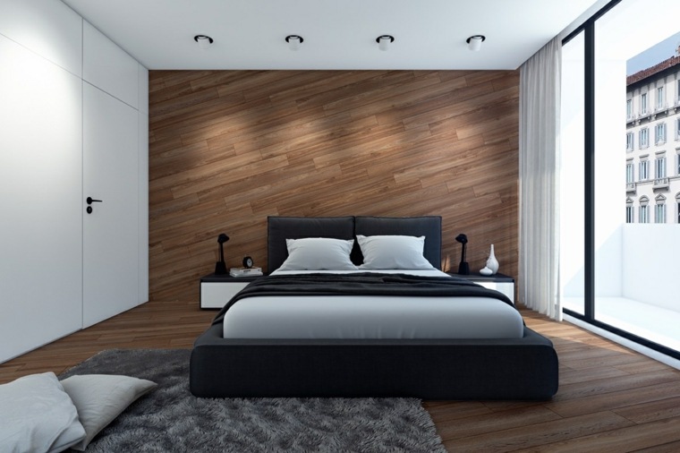 idea wall covering bedroom wood