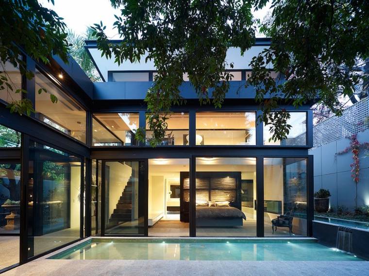 floor covering glass terrace outdoor design