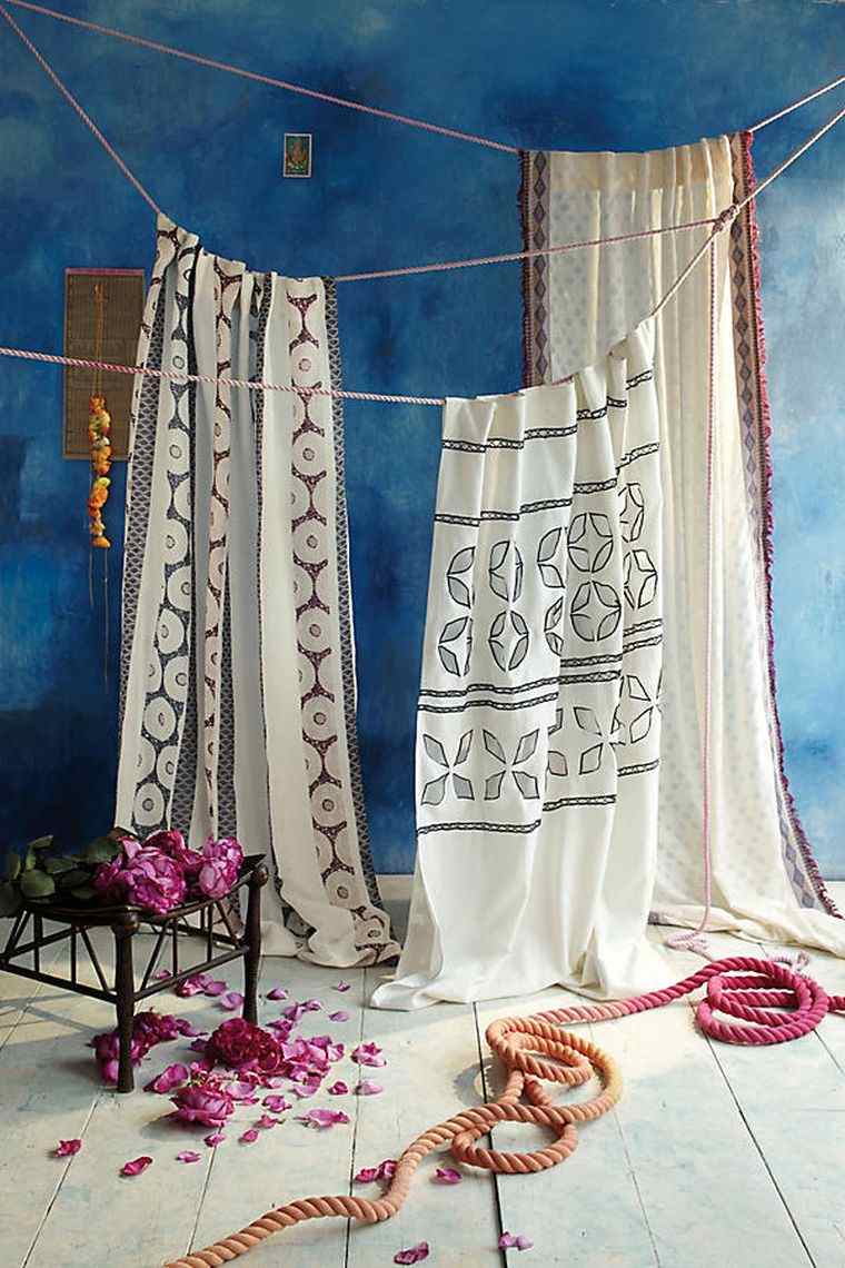 Ethniquement rustique rideau dentelle-Mandala-Hippie-Style 