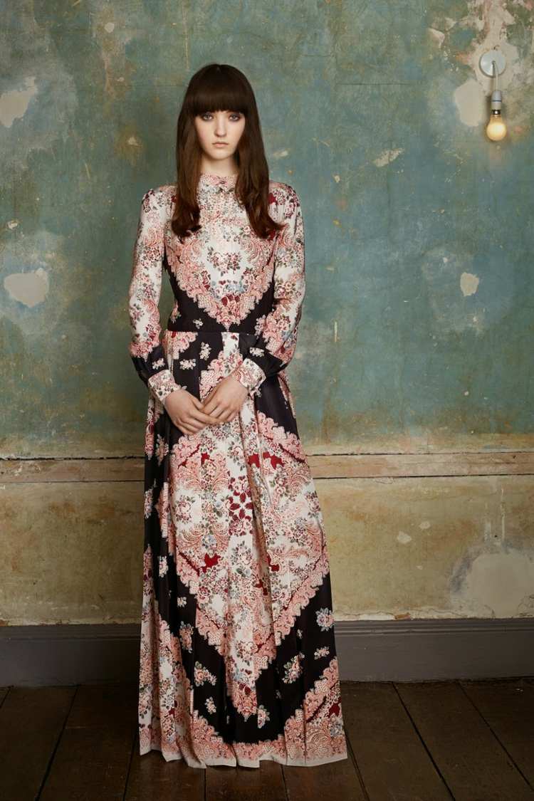 women's autumn dress prints