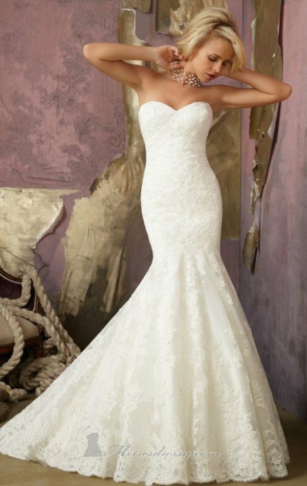 Elegant Mermaid Wedding Dress