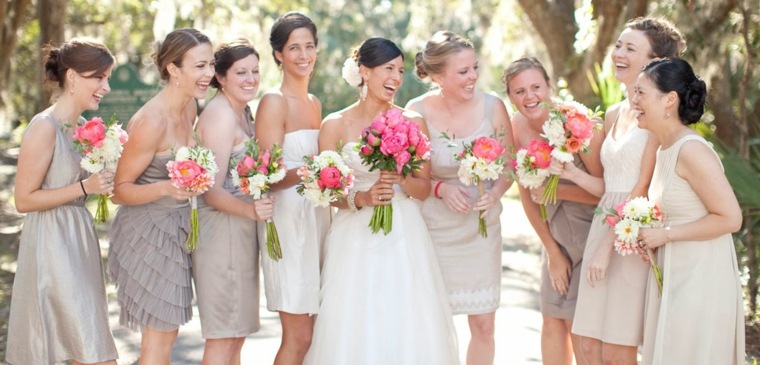 bridesmaid dress colors'honneur mariage