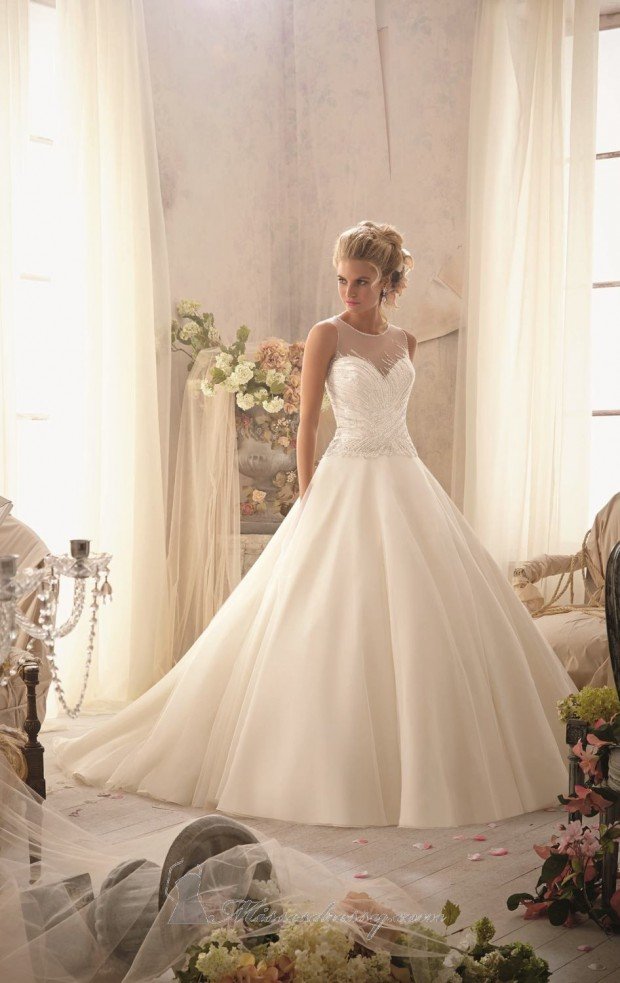 original modern wedding dress