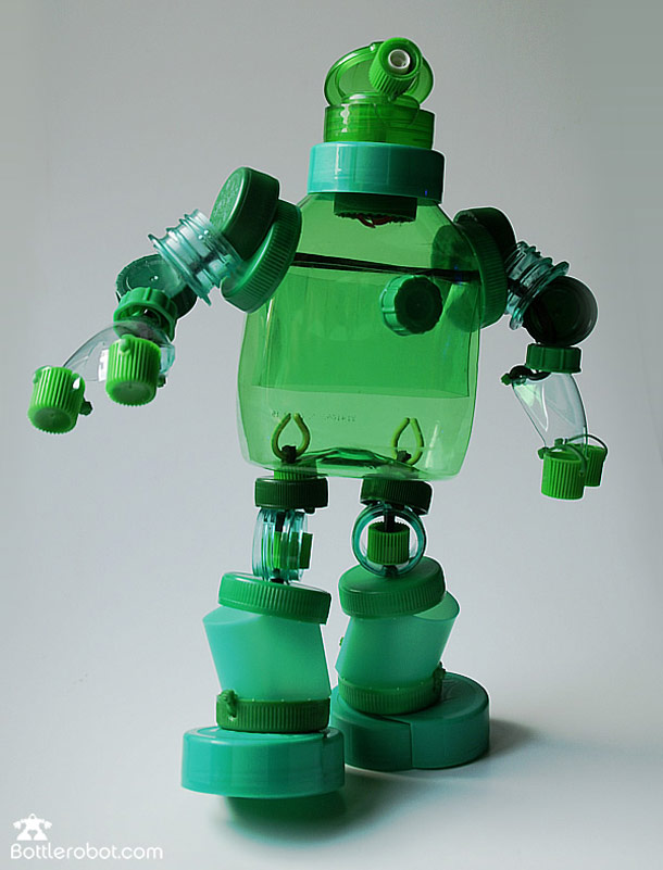 robot botol plastik recup