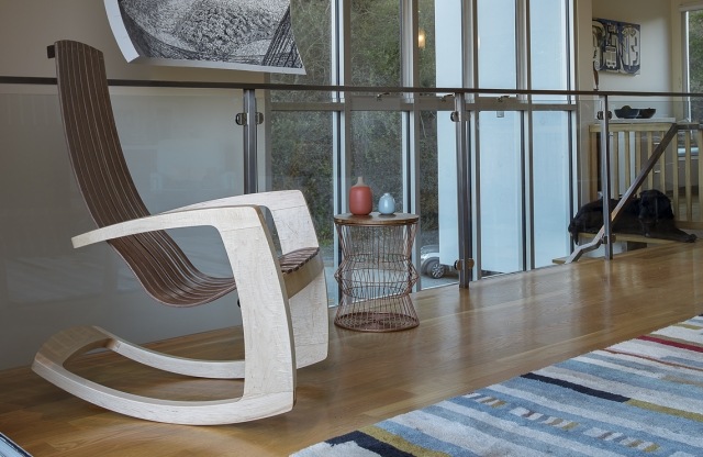 rocking chair-wood-modern-design-comfortable