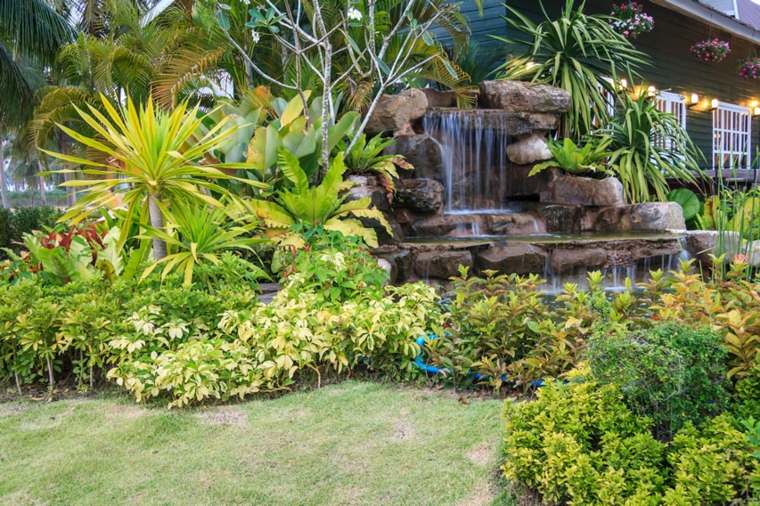 water gardens waterfall garden outdoor deco idea