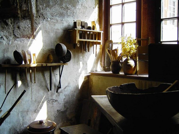 kitchen shelves retro-wood-storage-idea-interior-design