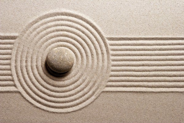 sand japanese gardens graphic