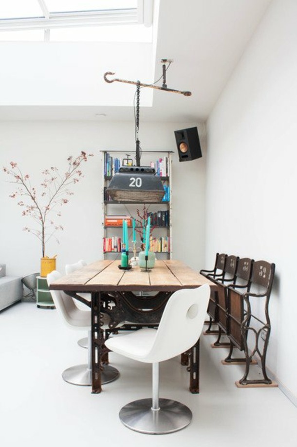 Modern Dining Room Decor Ideas The Industrial Style Paintonline Info