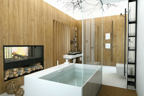 bathroom bath tub deco