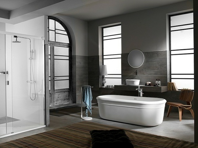 contemporary bathroom deco