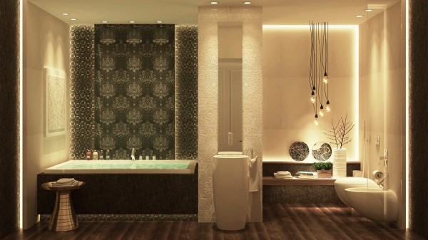 luxury bathroom motifs-baroques