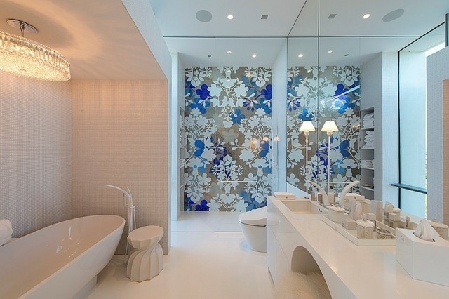 elegant bath room deco