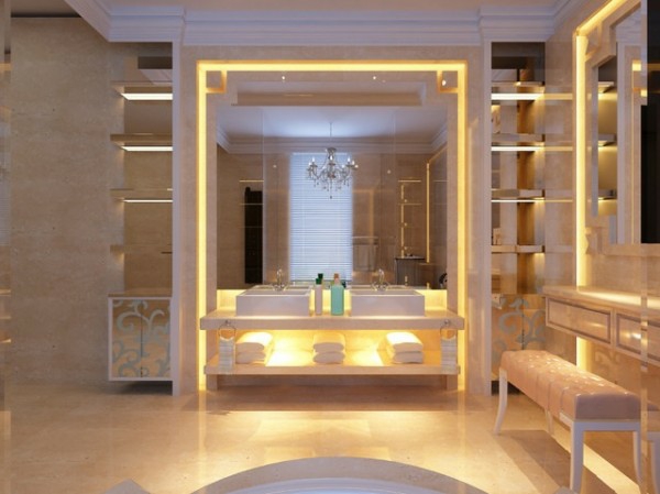 modern bath room deco