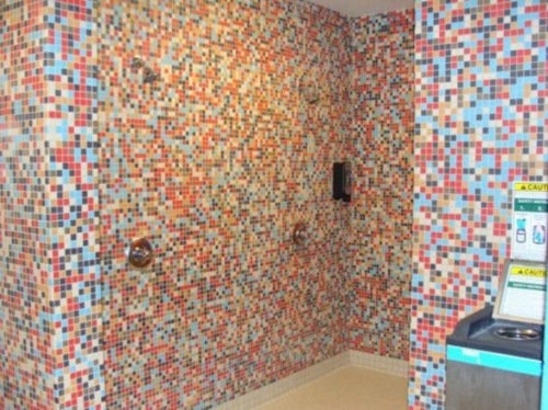 bath room mosaic deco multicolored