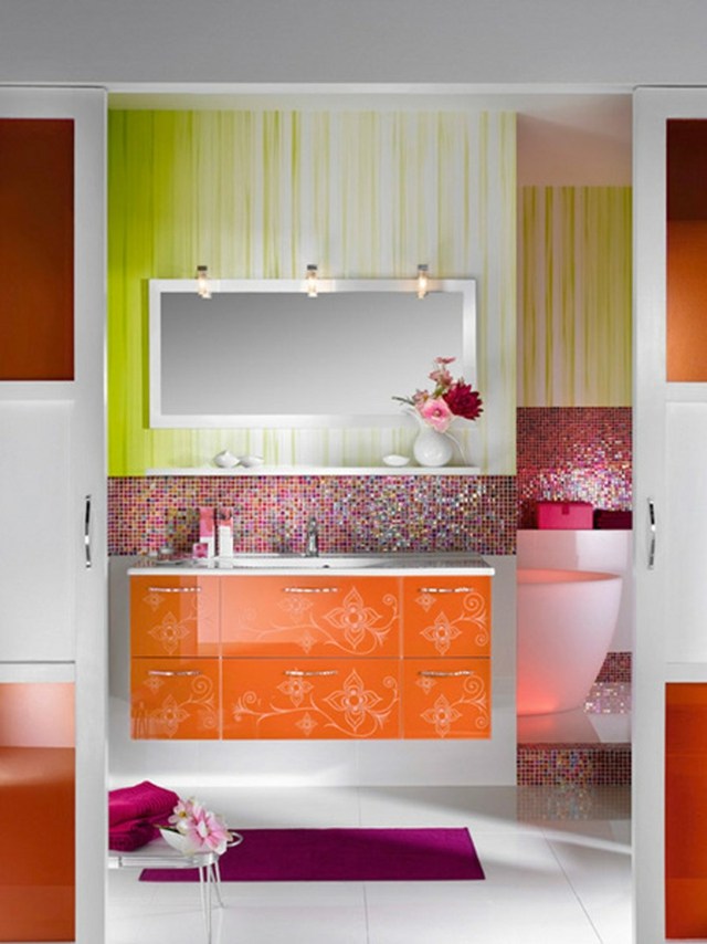 bathroom design colorful