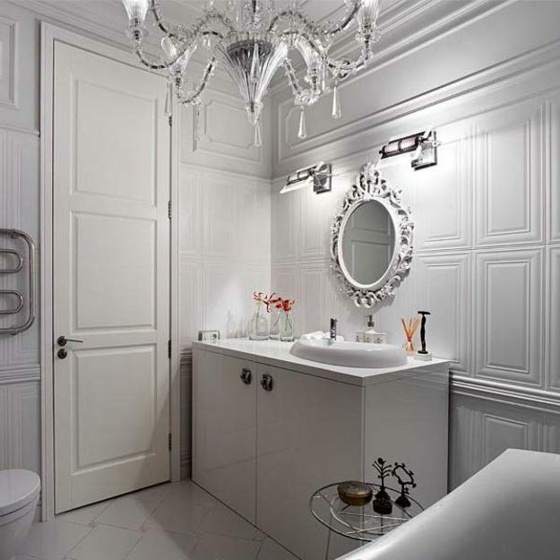 white elegant bathroom