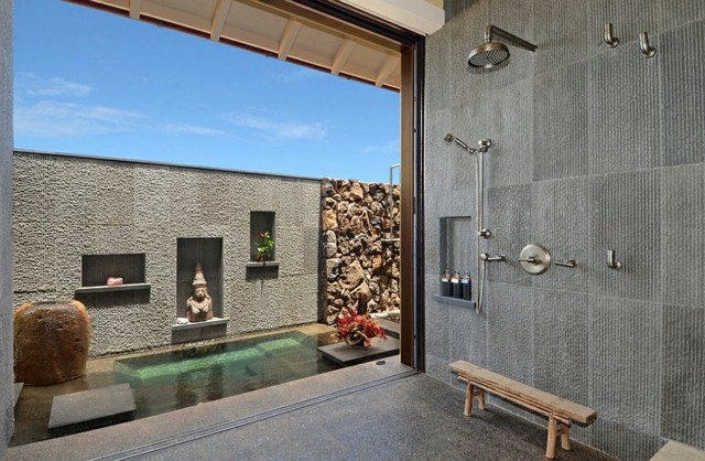 outdoor bathroom design