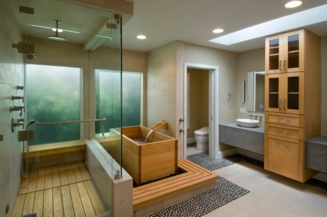 traditional Zen bath tub rectangular bath