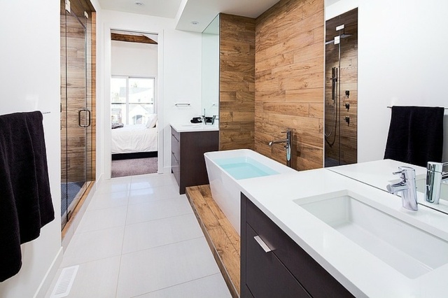 modern bath room deco