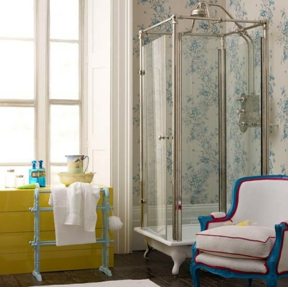 bath room modern vintage style