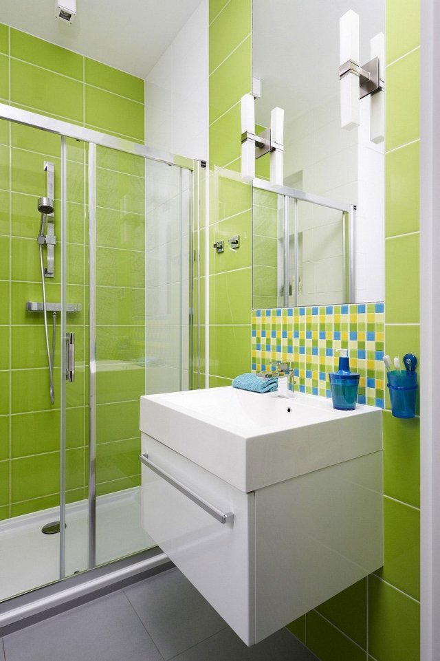 room bath-green-apple-Vanity-floating