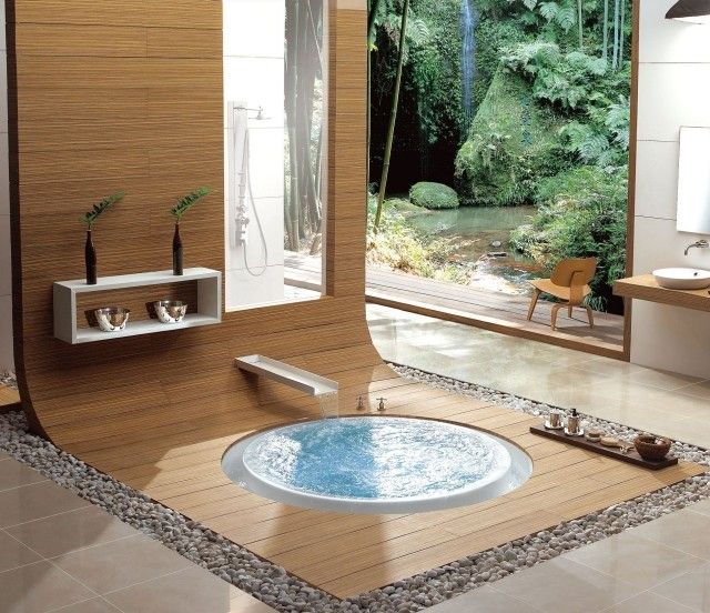 zen bathroom design-minimalist-unique