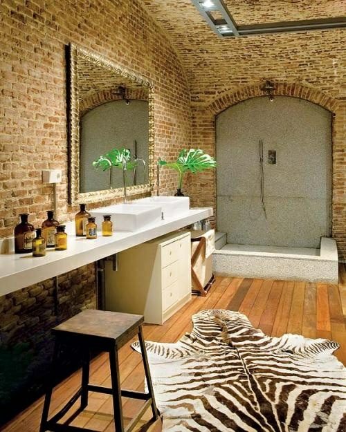 elegant bathroom stylized decoration