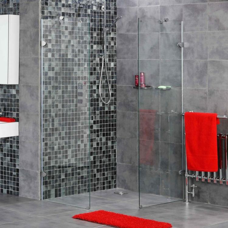 bathroom with Italian shower design