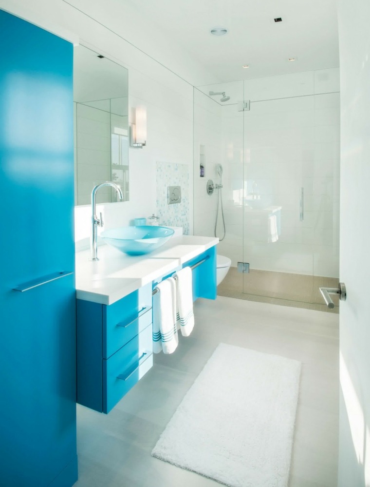indoor bathroom furniture blue closet floor mats white layer cabin
