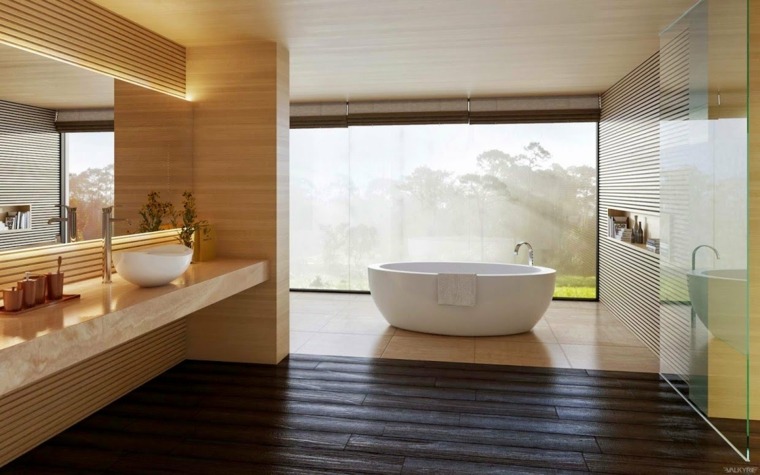 white bathroom and wood design valkyrie studio