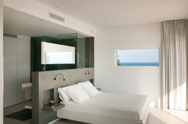 bathroom in contemporary room