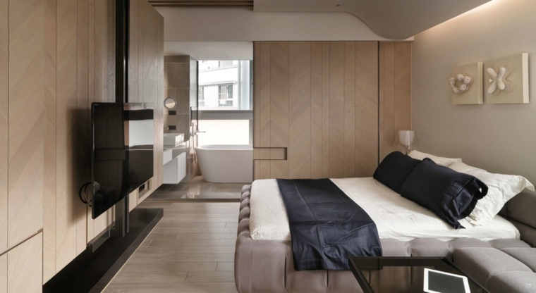 bathroom in elegant deco room