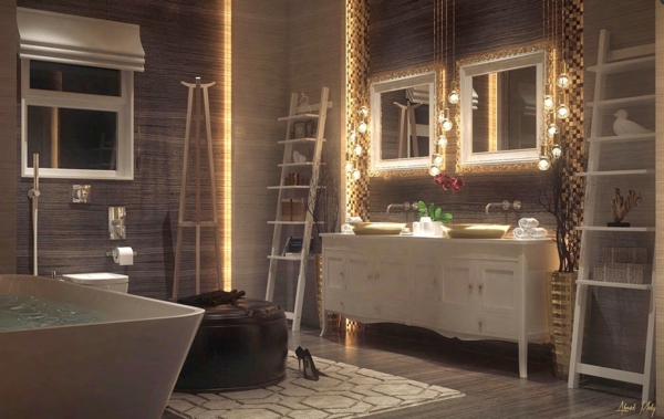 contemporary luxury bathroom